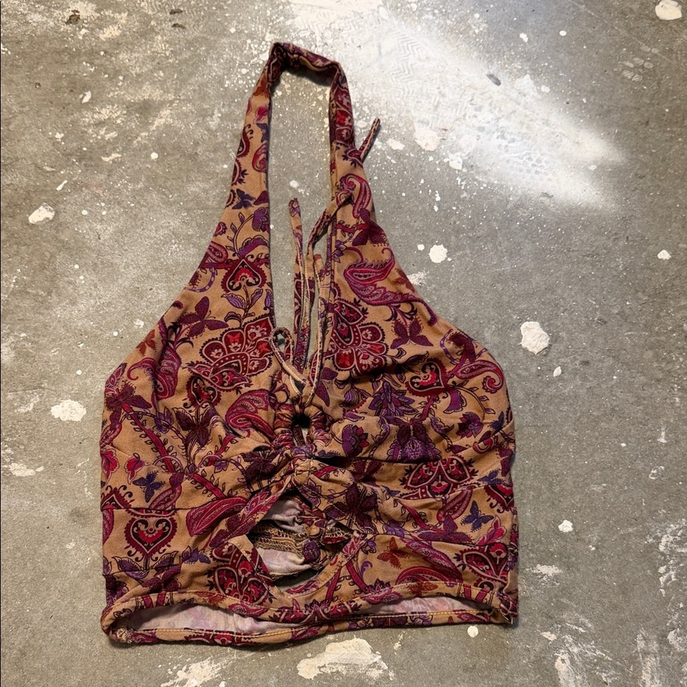 Floral Halter Top
